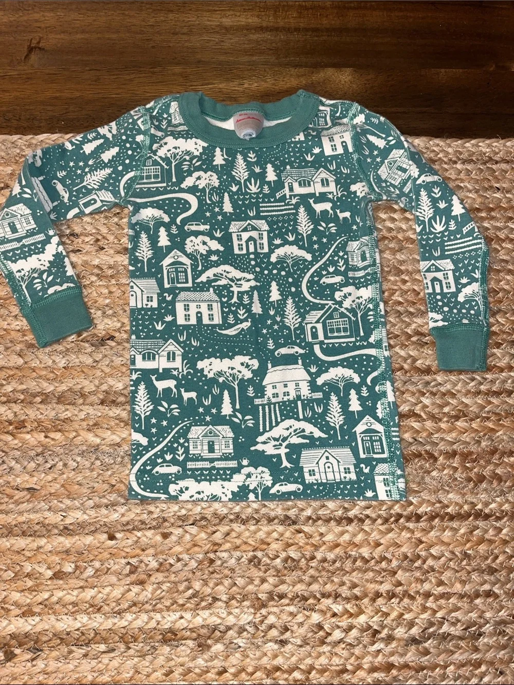 Hanna Andersson 2 pc pajama set long sleeve Winter 2t